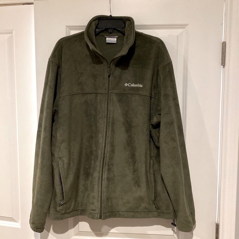 Men’s XL Green Columbia Fleece Jacket